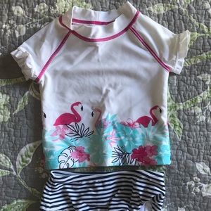 Janie & Jack Rashguard Swim Set